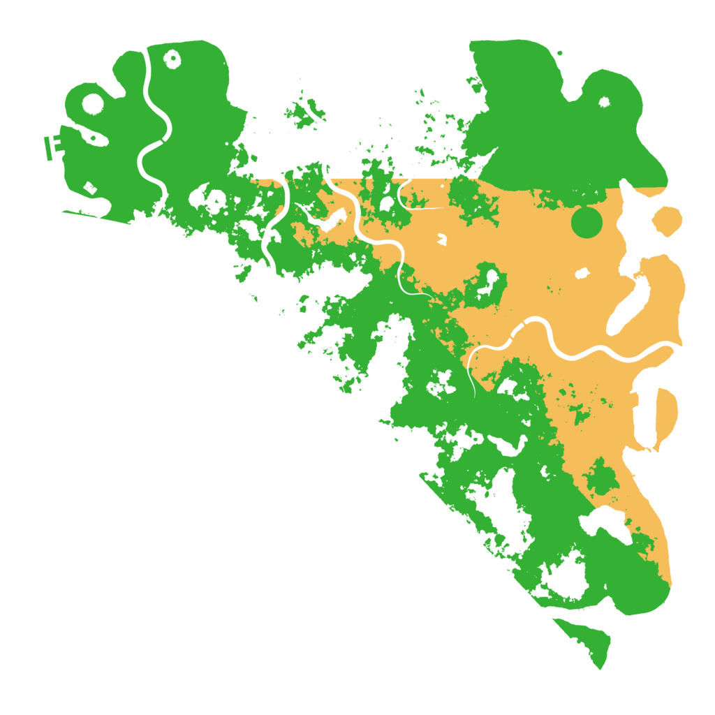 Biome Rust Map: Procedural Map, Size: 6000, Seed: 848383003
