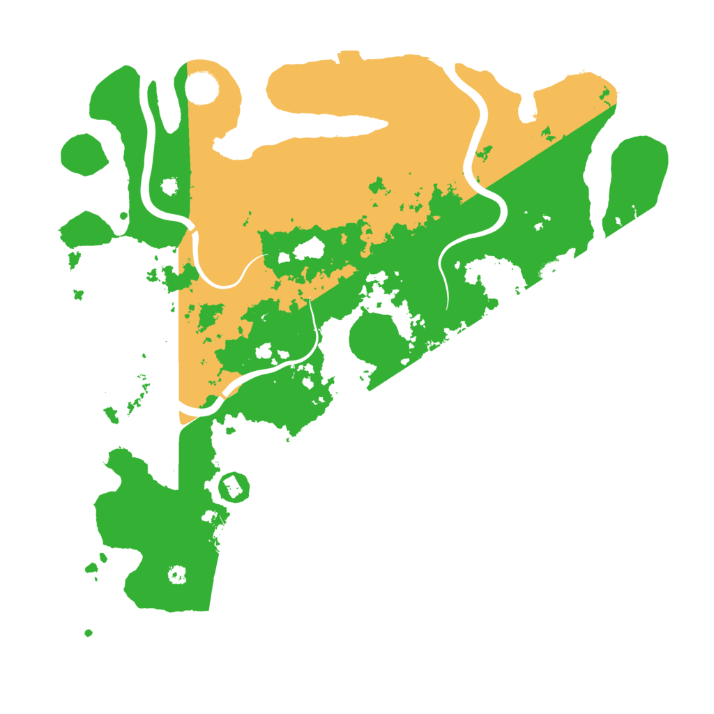 Biome Rust Map: Procedural Map, Size: 3800, Seed: 154896251