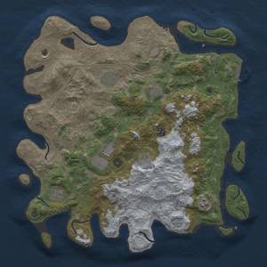 Thumbnail Rust Map: Procedural Map, Size: 4250, Seed: 1633791687, 16 Monuments