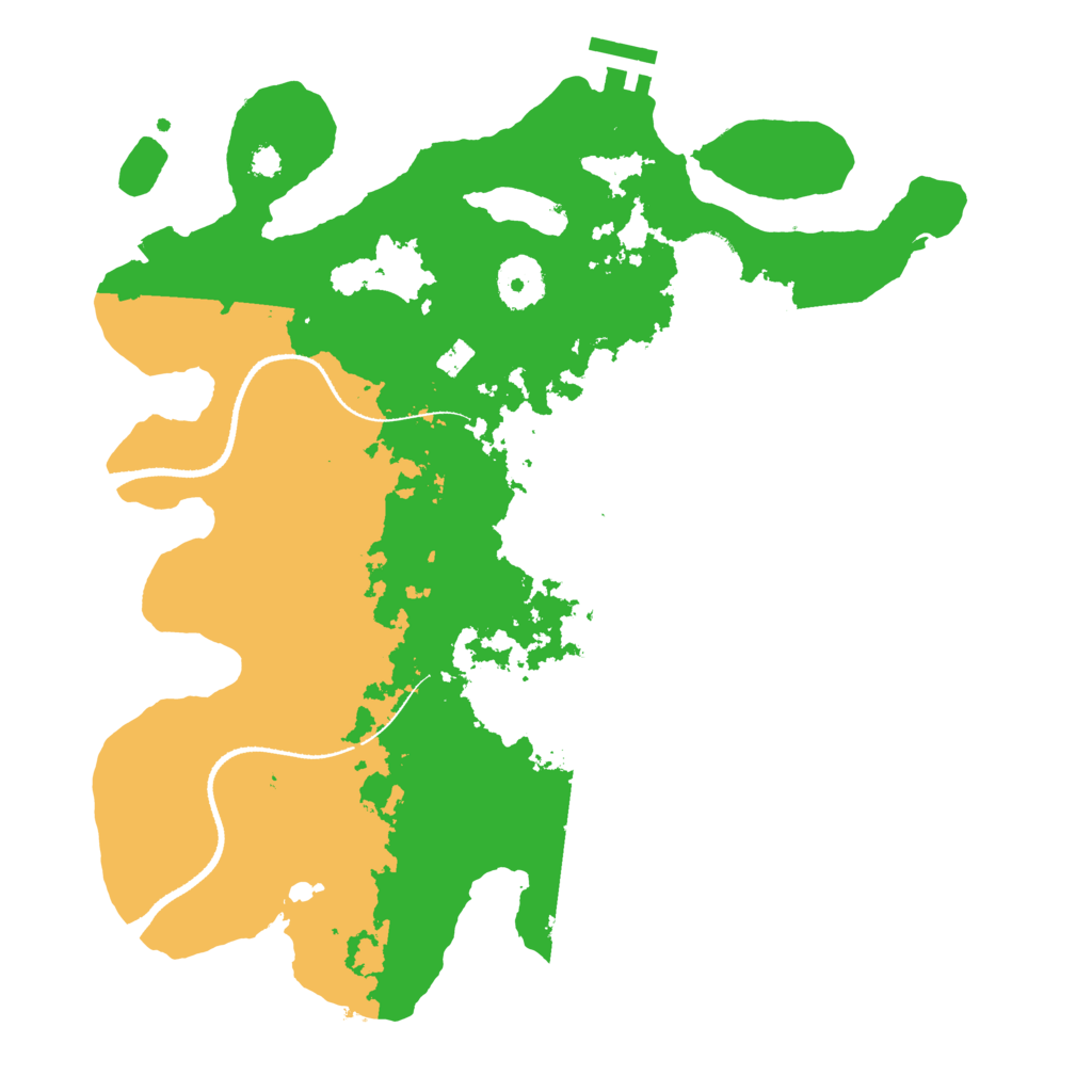 Biome Rust Map: Procedural Map, Size: 3250, Seed: 299657250