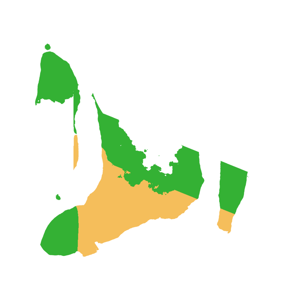 Biome Rust Map: Procedural Map, Size: 2000, Seed: 231453