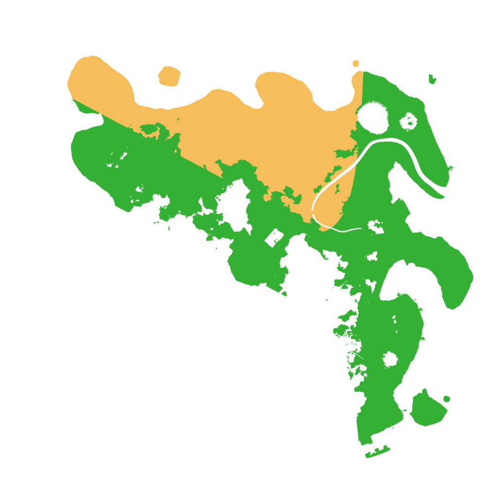 Biome Rust Map: Procedural Map, Size: 3000, Seed: 1592939125