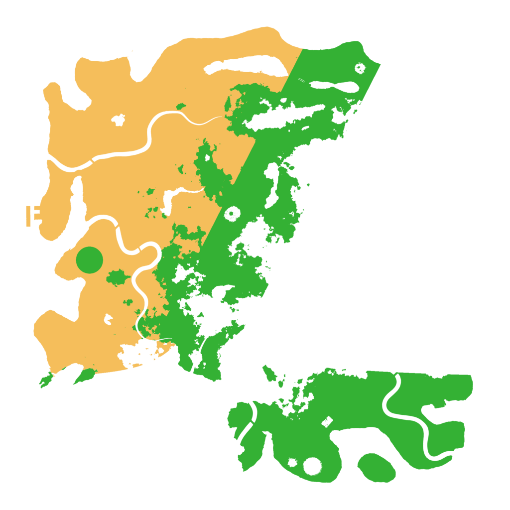 Biome Rust Map: Procedural Map, Size: 5000, Seed: 550