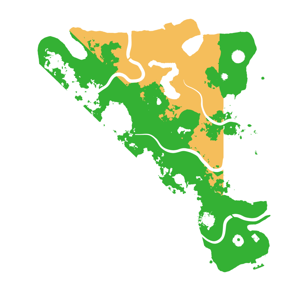 Biome Rust Map: Procedural Map, Size: 4000, Seed: 48291742