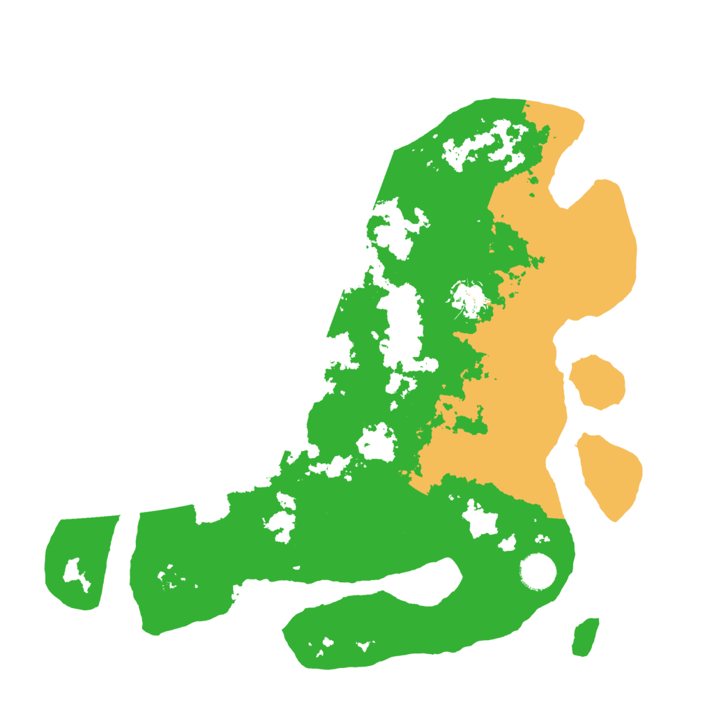 Biome Rust Map: Barren, Size: 3500, Seed: 332029084