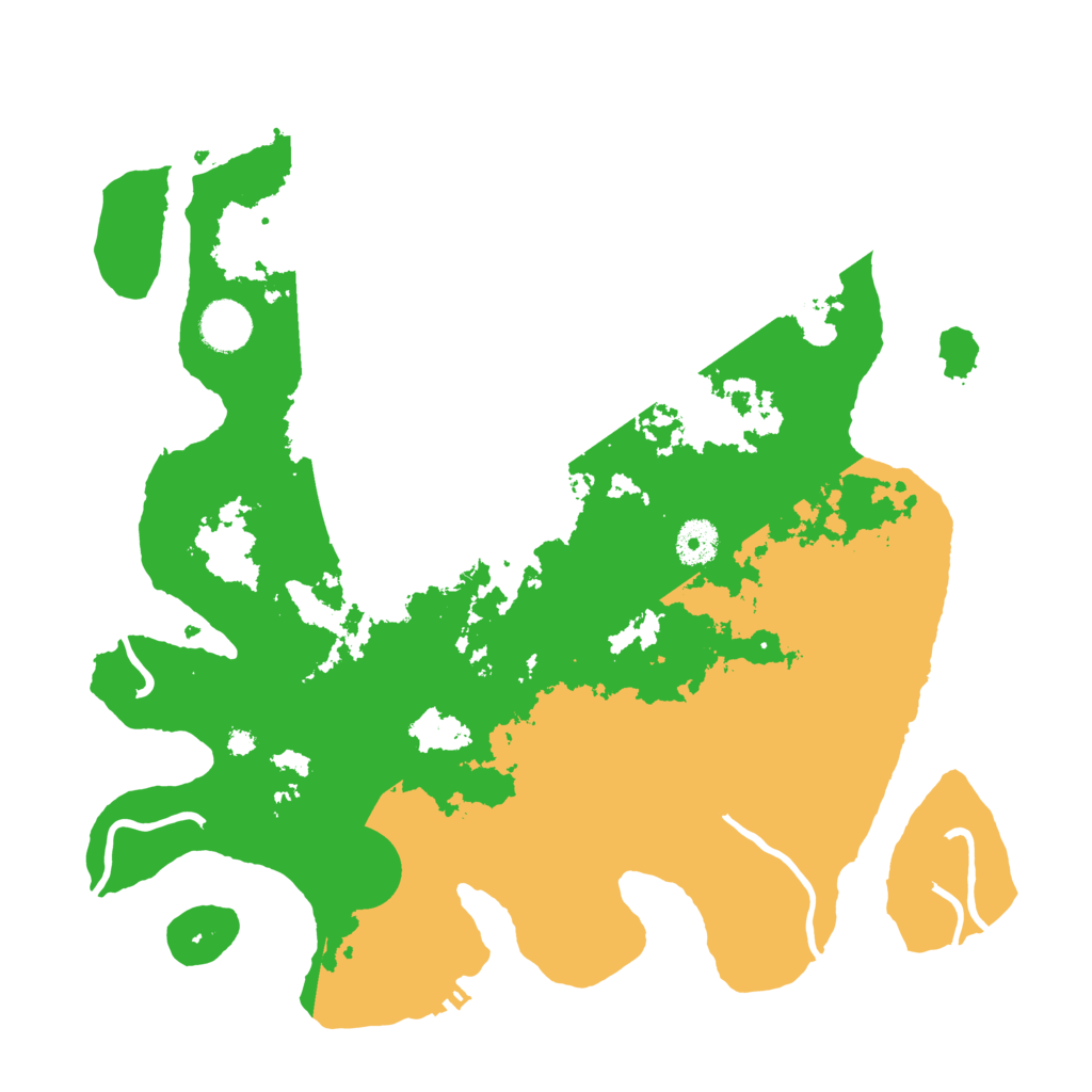 Biome Rust Map: Procedural Map, Size: 3700, Seed: 454469220