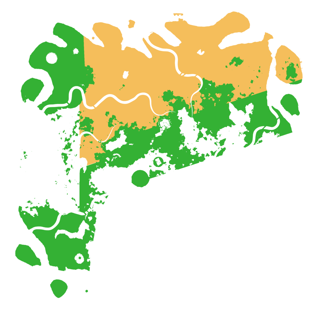 Biome Rust Map: Procedural Map, Size: 5000, Seed: 17856464