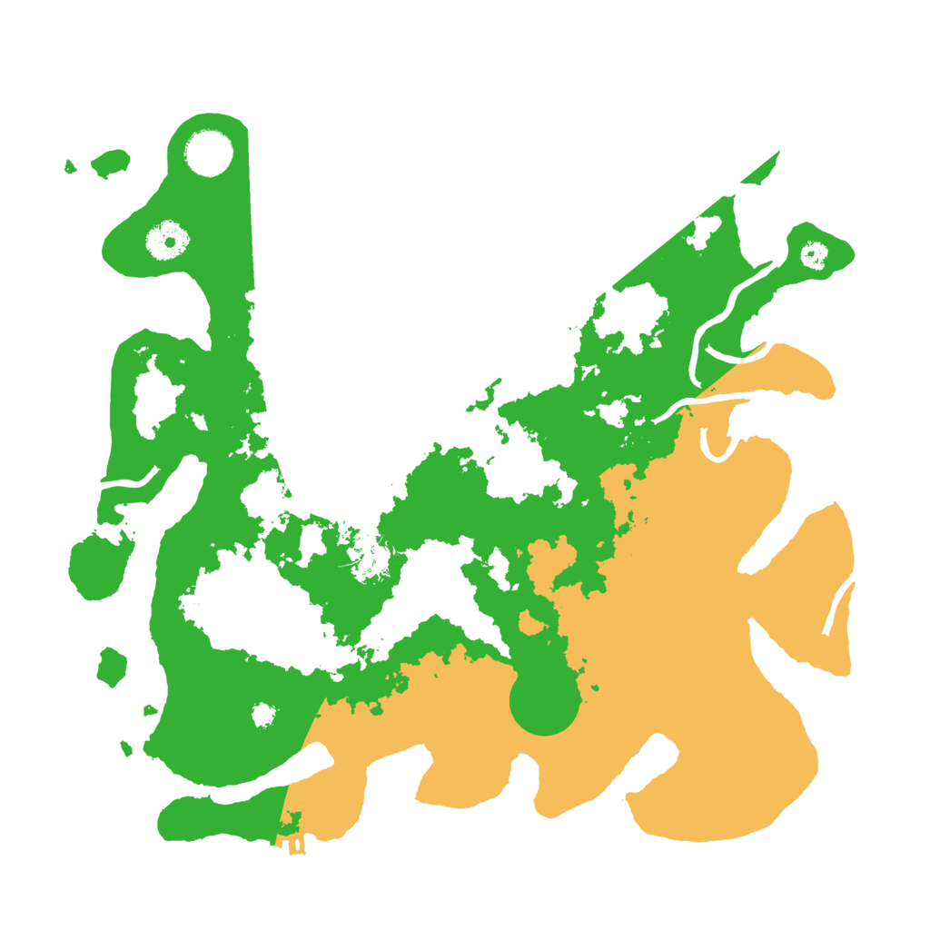 Biome Rust Map: Procedural Map, Size: 3500, Seed: 1685831867