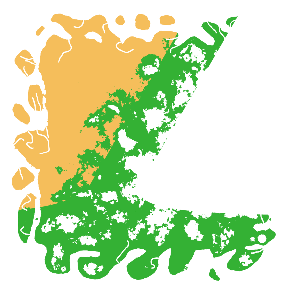 Biome Rust Map: Procedural Map, Size: 6000, Seed: 191