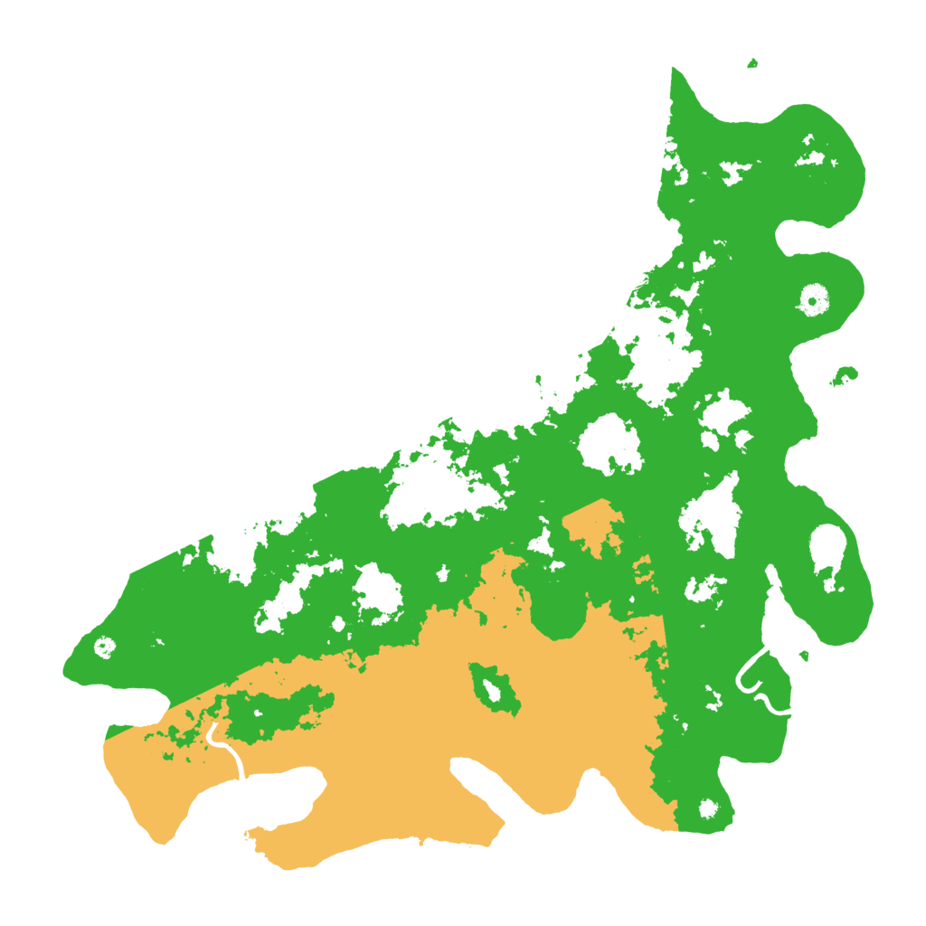 Biome Rust Map: Procedural Map, Size: 4500, Seed: 2117313175