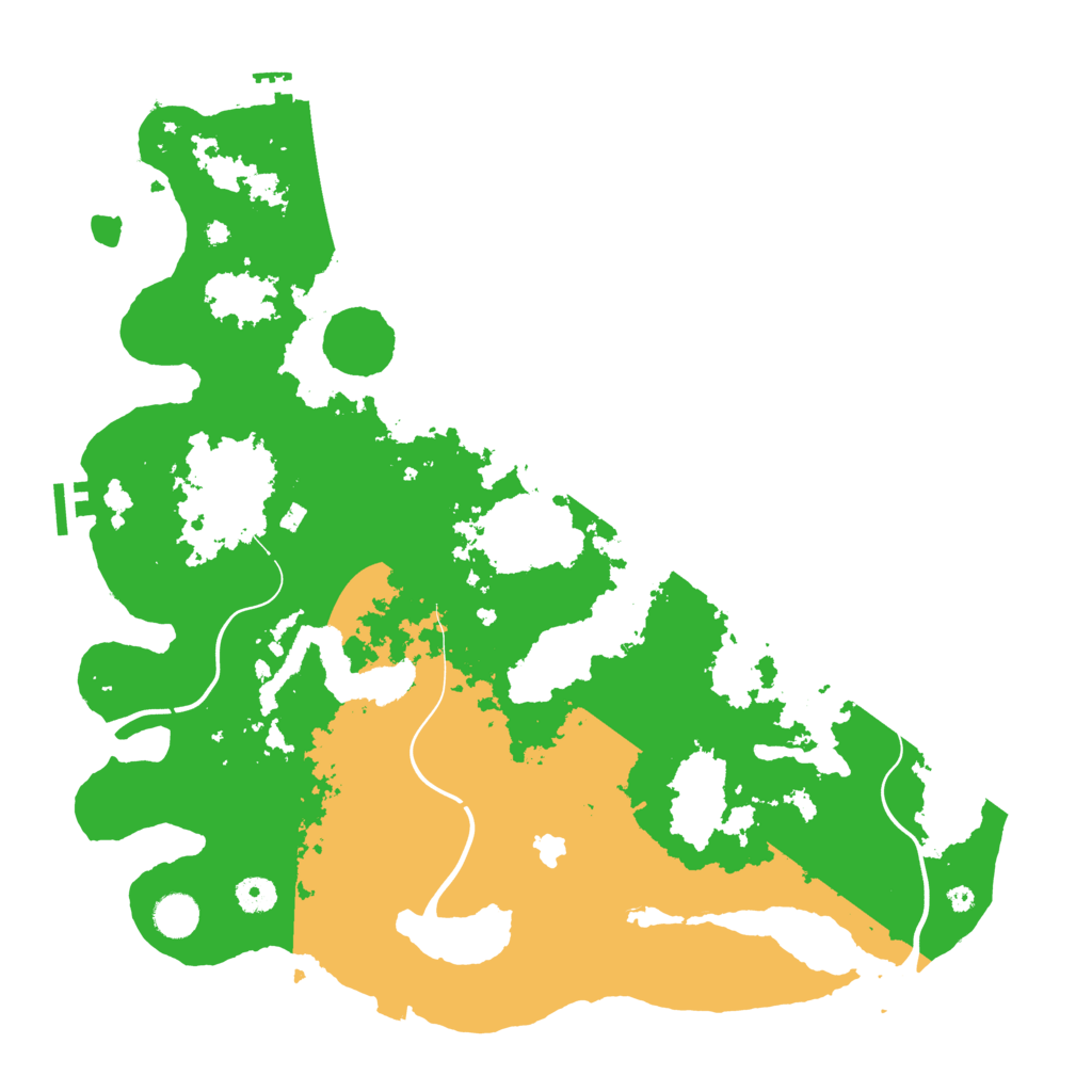 Biome Rust Map: Procedural Map, Size: 4250, Seed: 196535