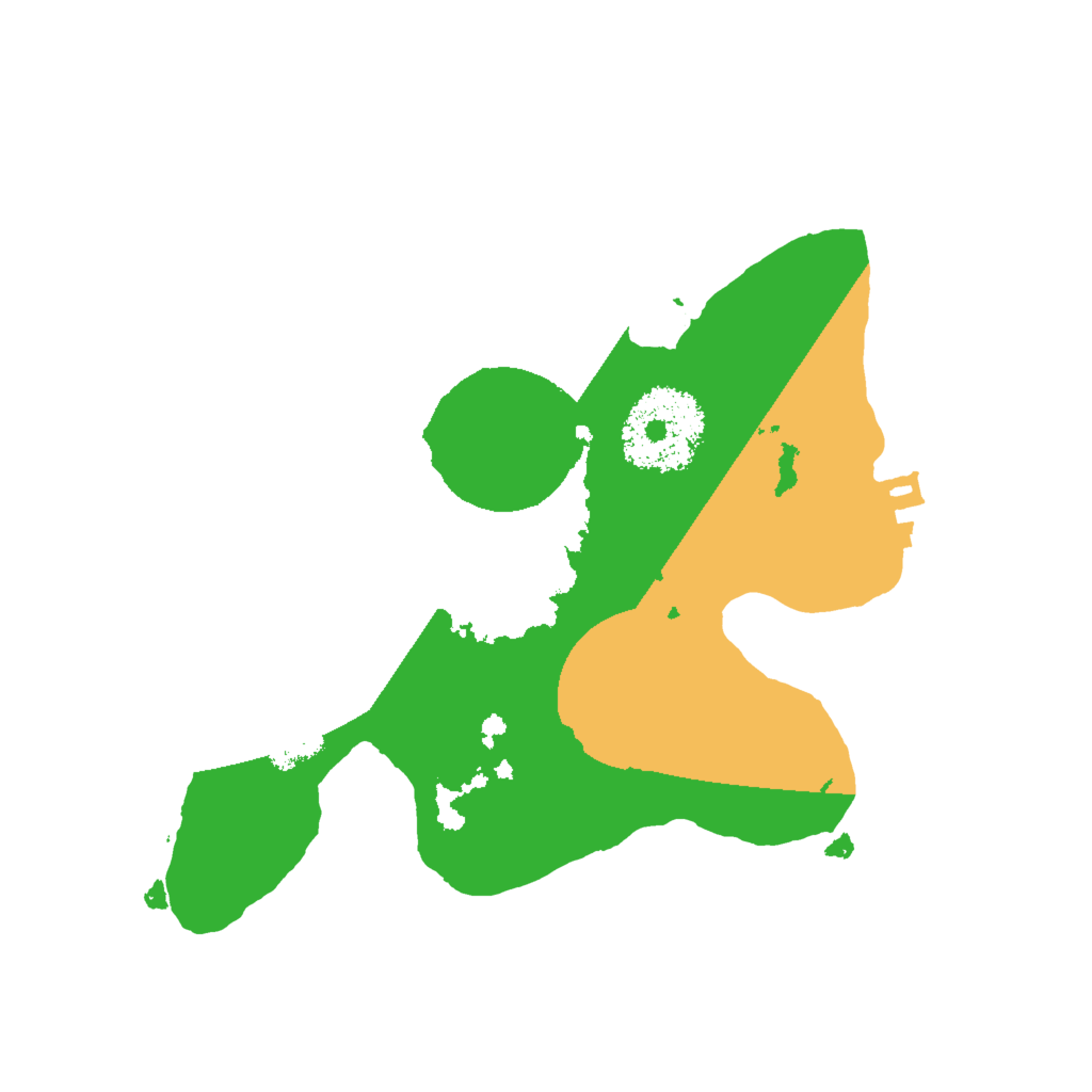 Biome Rust Map: Procedural Map, Size: 2000, Seed: 710852581