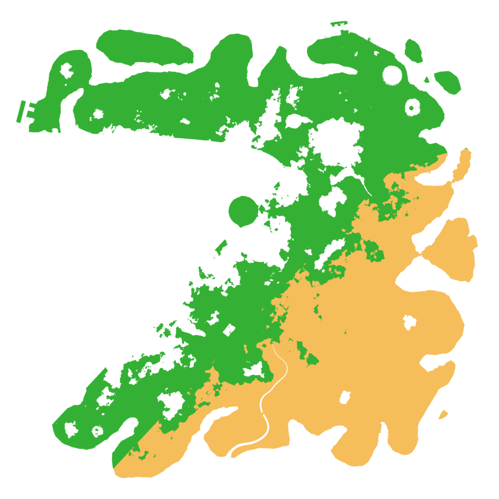 Biome Rust Map: Procedural Map, Size: 4500, Seed: 1562358420