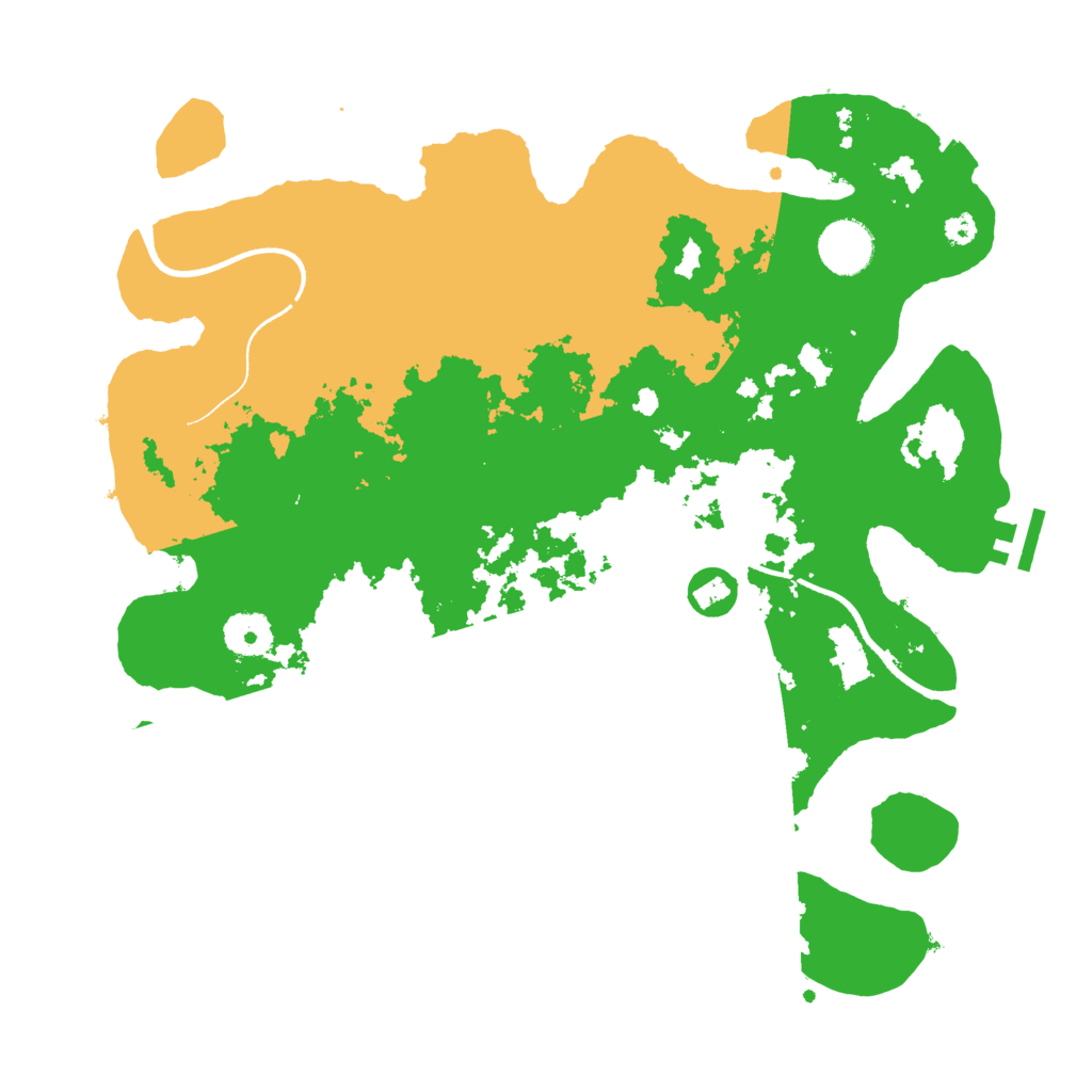 Biome Rust Map: Procedural Map, Size: 3500, Seed: 111399379