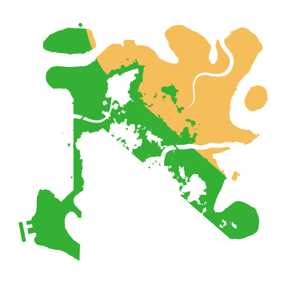 Biome Rust Map: Procedural Map, Size: 3000, Seed: 698284230