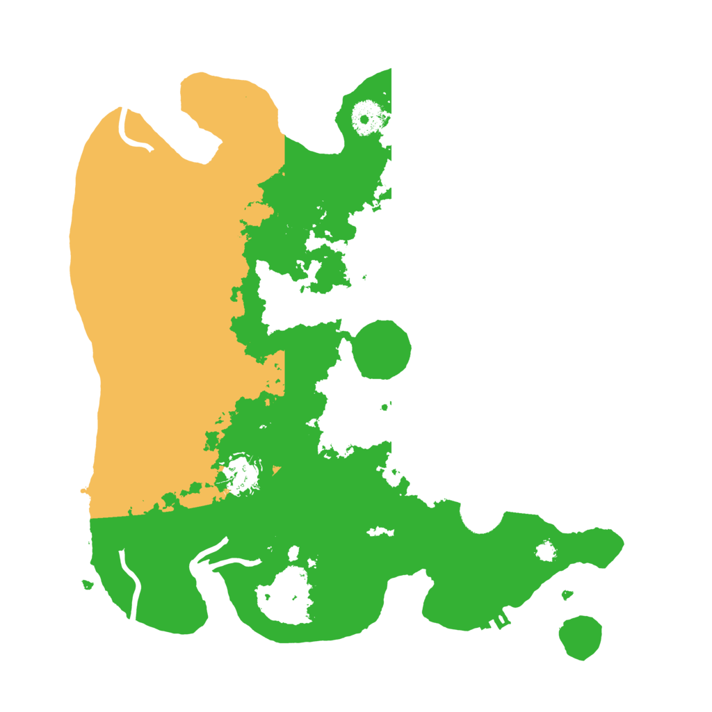 Biome Rust Map: Procedural Map, Size: 3250, Seed: 129754588