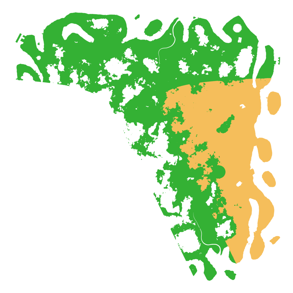 Biome Rust Map: Procedural Map, Size: 6000, Seed: 254678