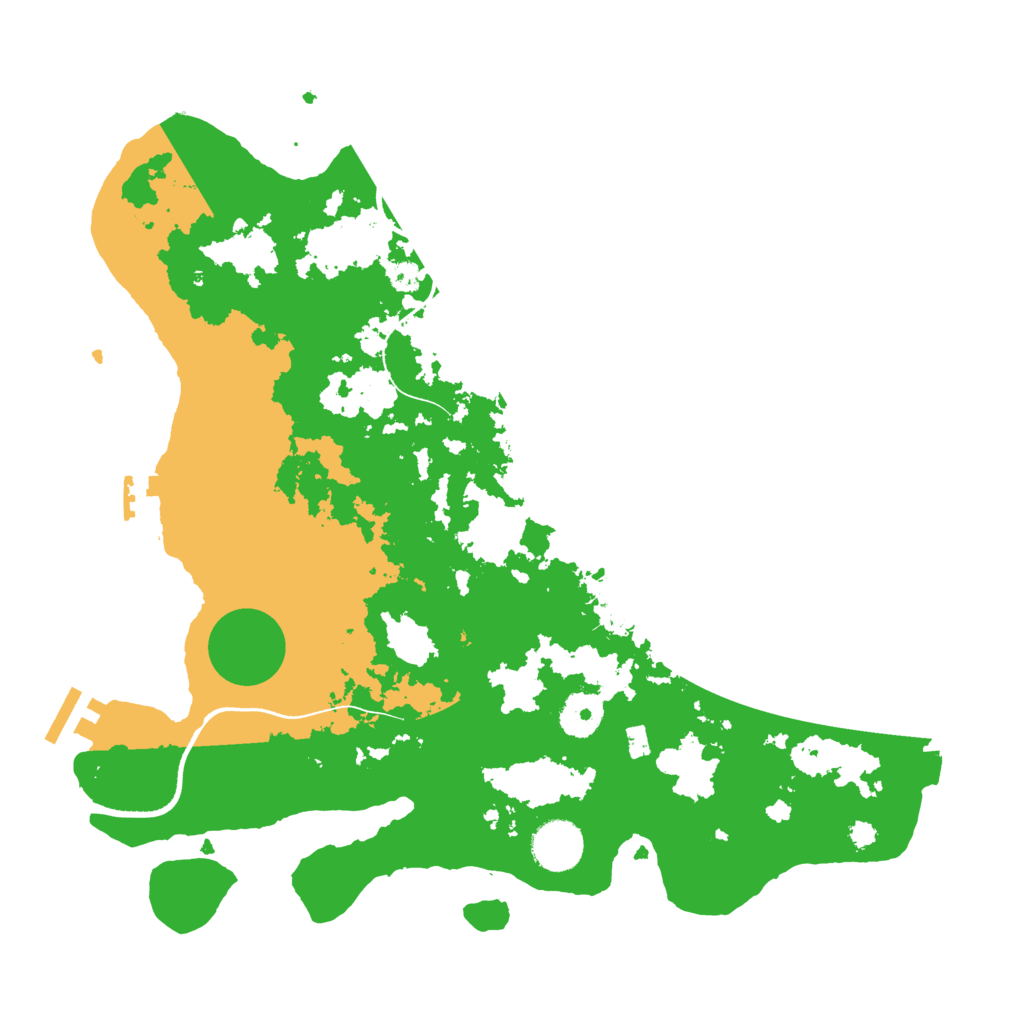 Biome Rust Map: Procedural Map, Size: 3500, Seed: 367144103