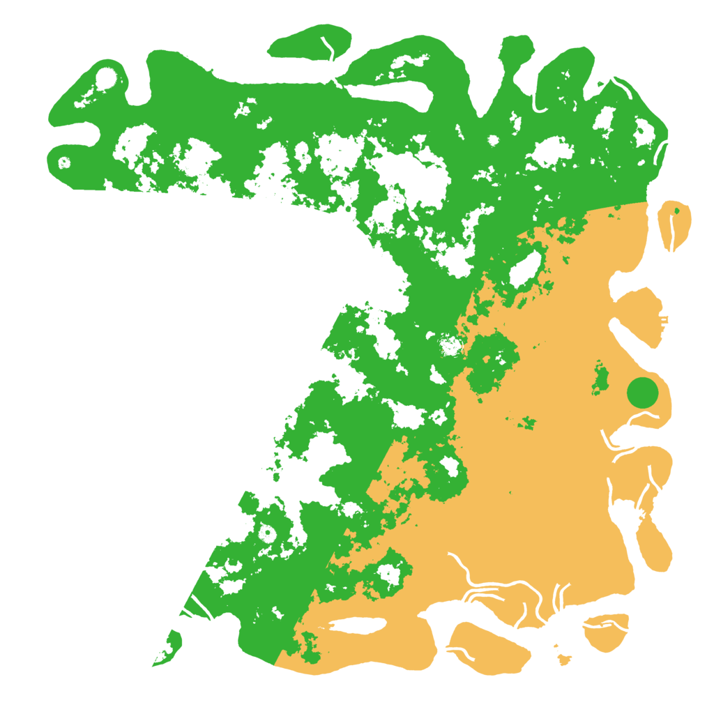Biome Rust Map: Procedural Map, Size: 6000, Seed: 1524279002