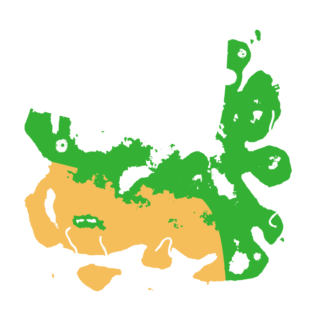 Biome Rust Map: Procedural Map, Size: 3700, Seed: 5135