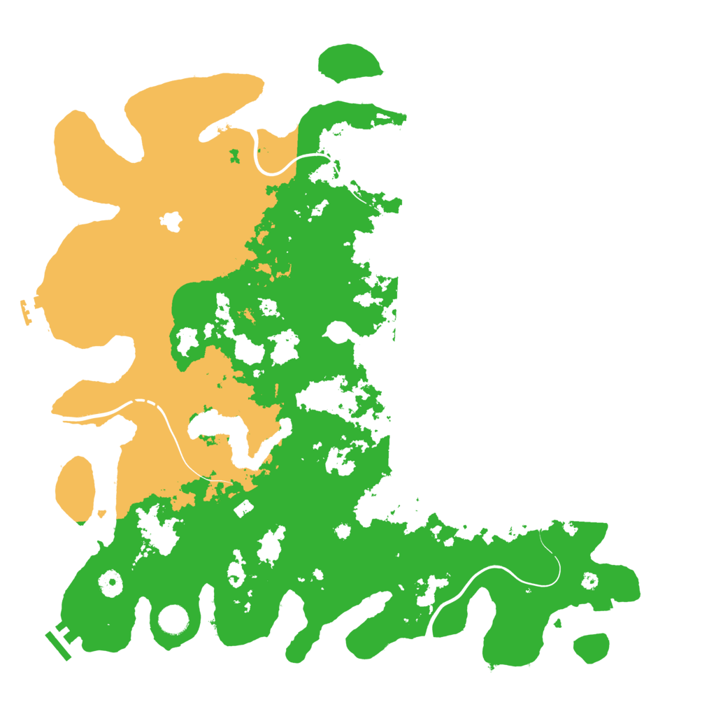 Biome Rust Map: Procedural Map, Size: 4250, Seed: 557000190