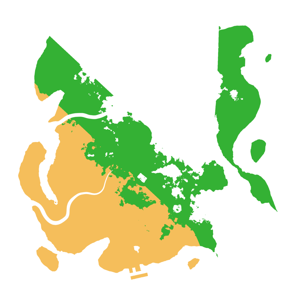 Biome Rust Map: Procedural Map, Size: 3500, Seed: 1475862707