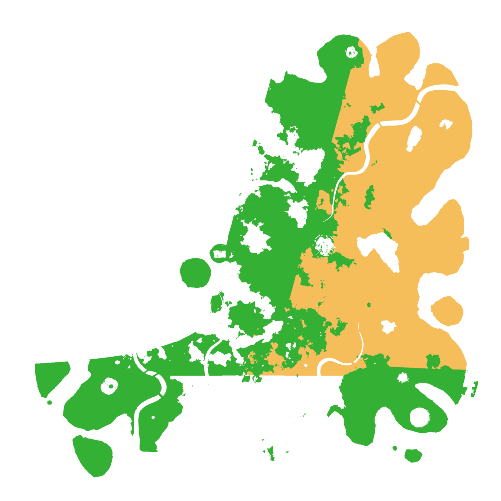 Biome Rust Map: Procedural Map, Size: 4500, Seed: 468180713
