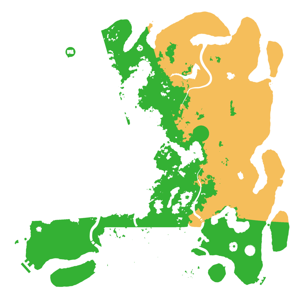 Biome Rust Map: Procedural Map, Size: 5000, Seed: 20230406