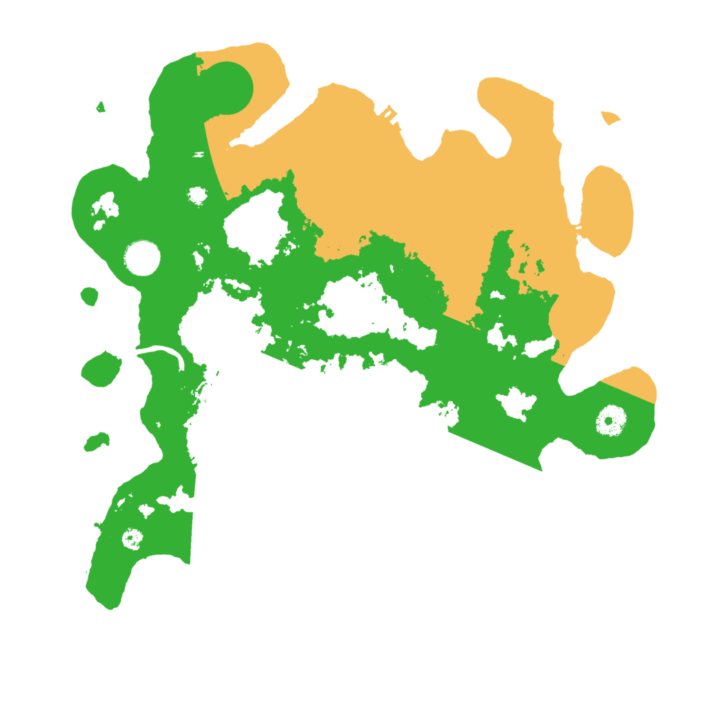 Biome Rust Map: Procedural Map, Size: 3500, Seed: 796995273