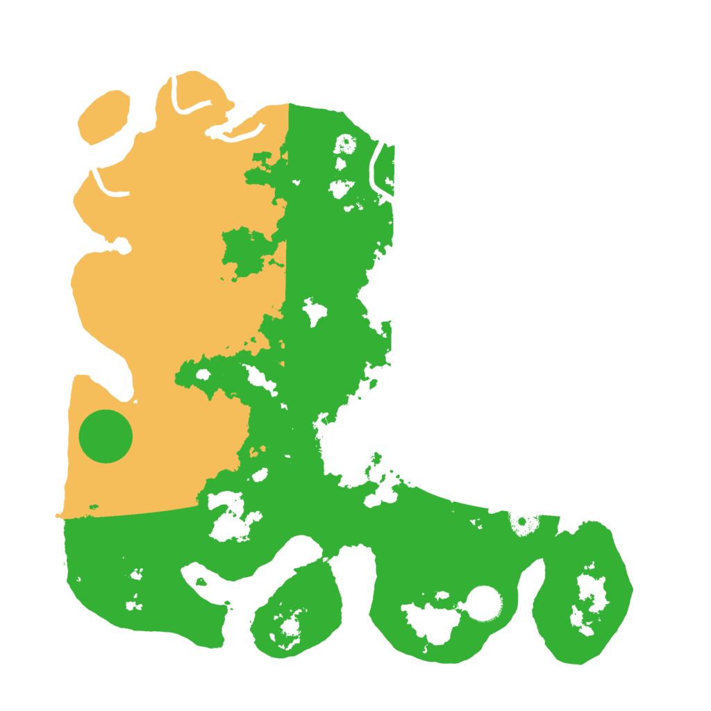 Biome Rust Map: Procedural Map, Size: 3500, Seed: 1252447804