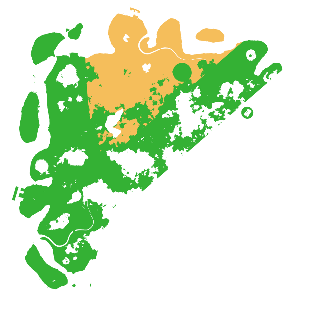 Biome Rust Map: Procedural Map, Size: 4500, Seed: 693568876