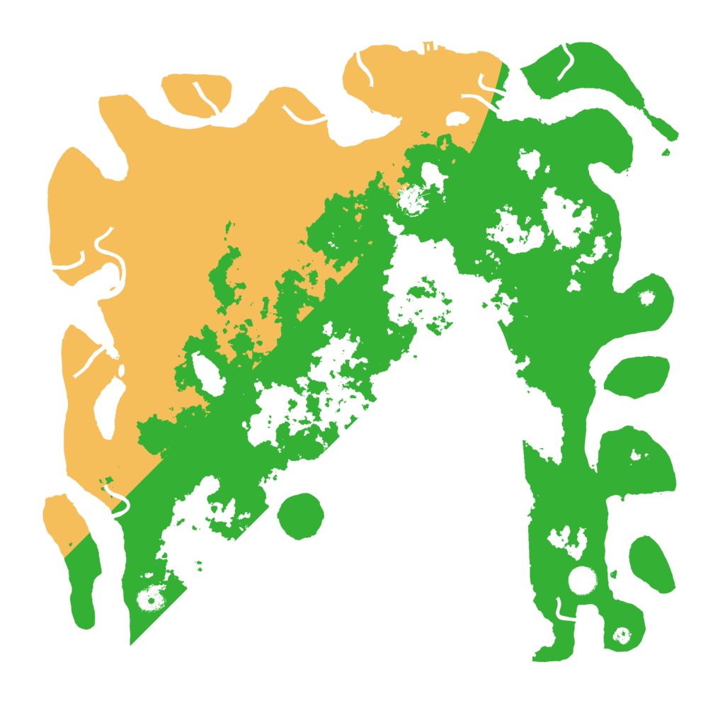 Biome Rust Map: Procedural Map, Size: 4500, Seed: 1225535715