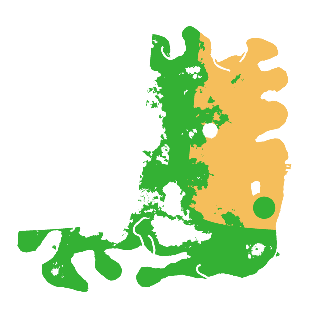 Biome Rust Map: Procedural Map, Size: 3750, Seed: 497133