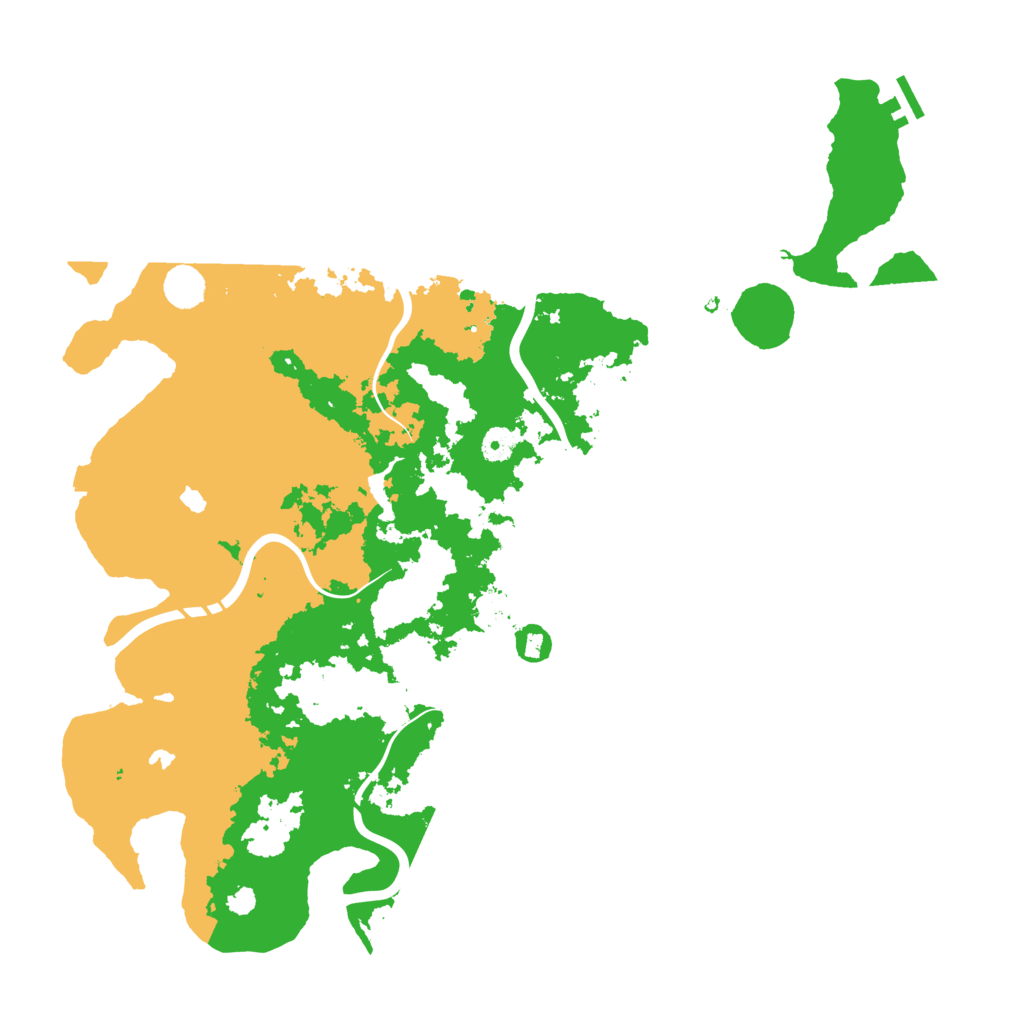 Biome Rust Map: Procedural Map, Size: 4550, Seed: 190810