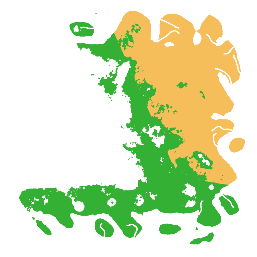 Biome Rust Map: Procedural Map, Size: 4500, Seed: 52247264