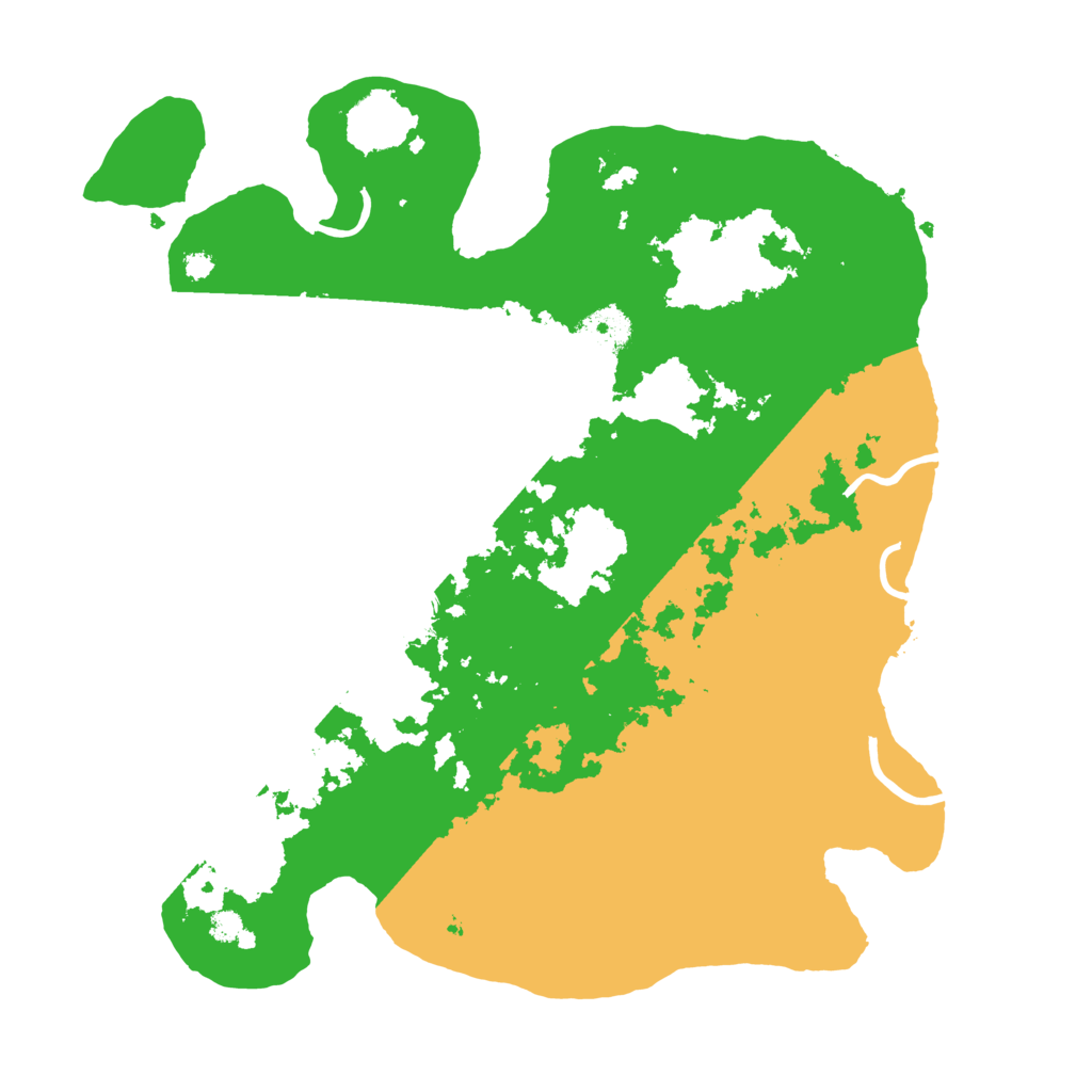 Biome Rust Map: Procedural Map, Size: 3500, Seed: 31242