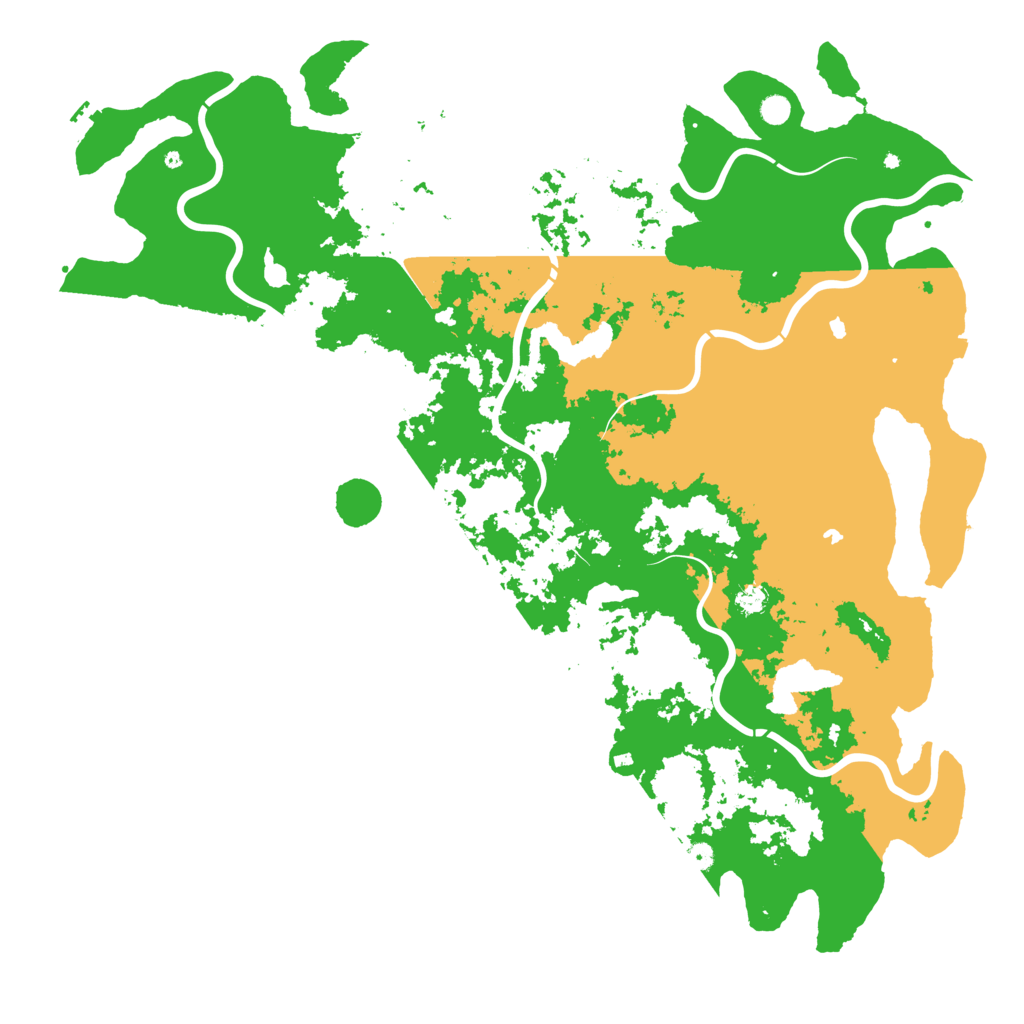 Biome Rust Map: Procedural Map, Size: 6000, Seed: 2002550220