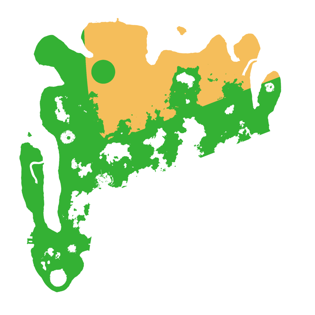 Biome Rust Map: Procedural Map, Size: 3500, Seed: 863935886