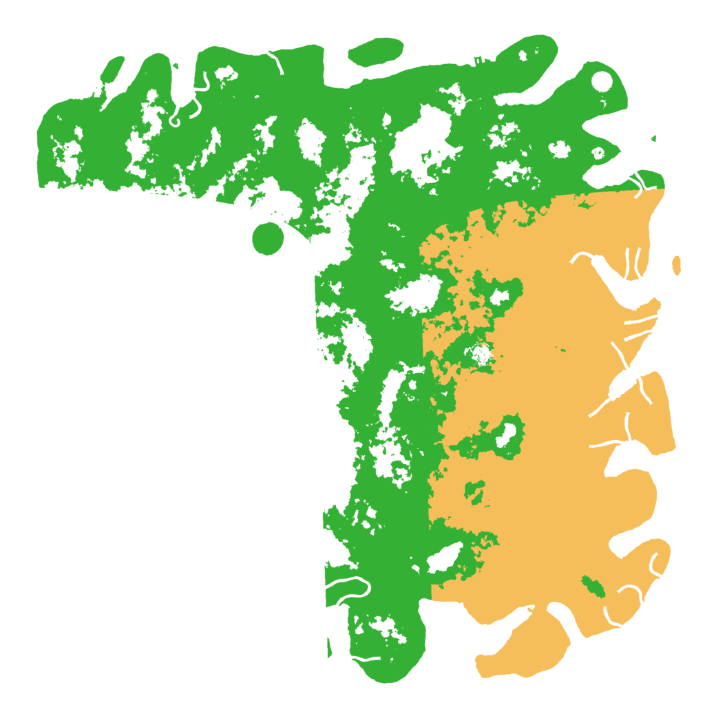 Biome Rust Map: Procedural Map, Size: 6000, Seed: 1076399805