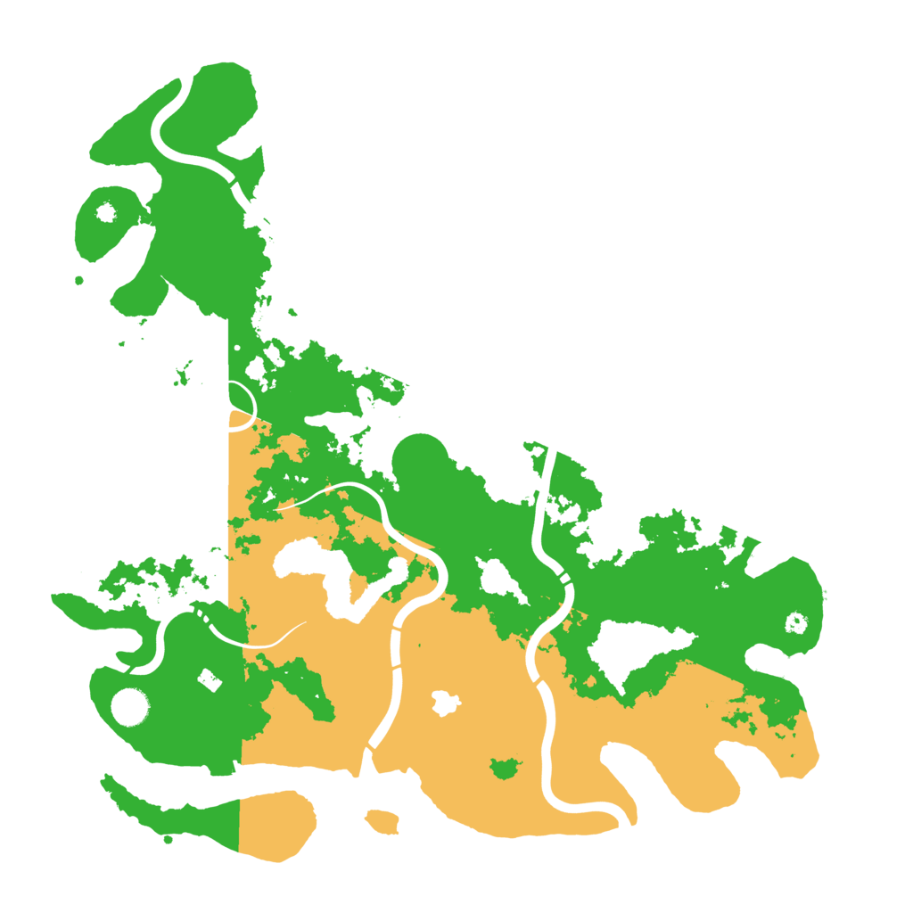 Biome Rust Map: Procedural Map, Size: 4250, Seed: 740915890