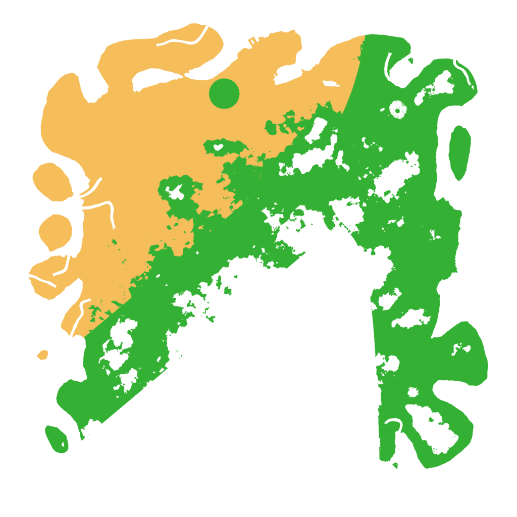 Biome Rust Map: Procedural Map, Size: 4500, Seed: 140870