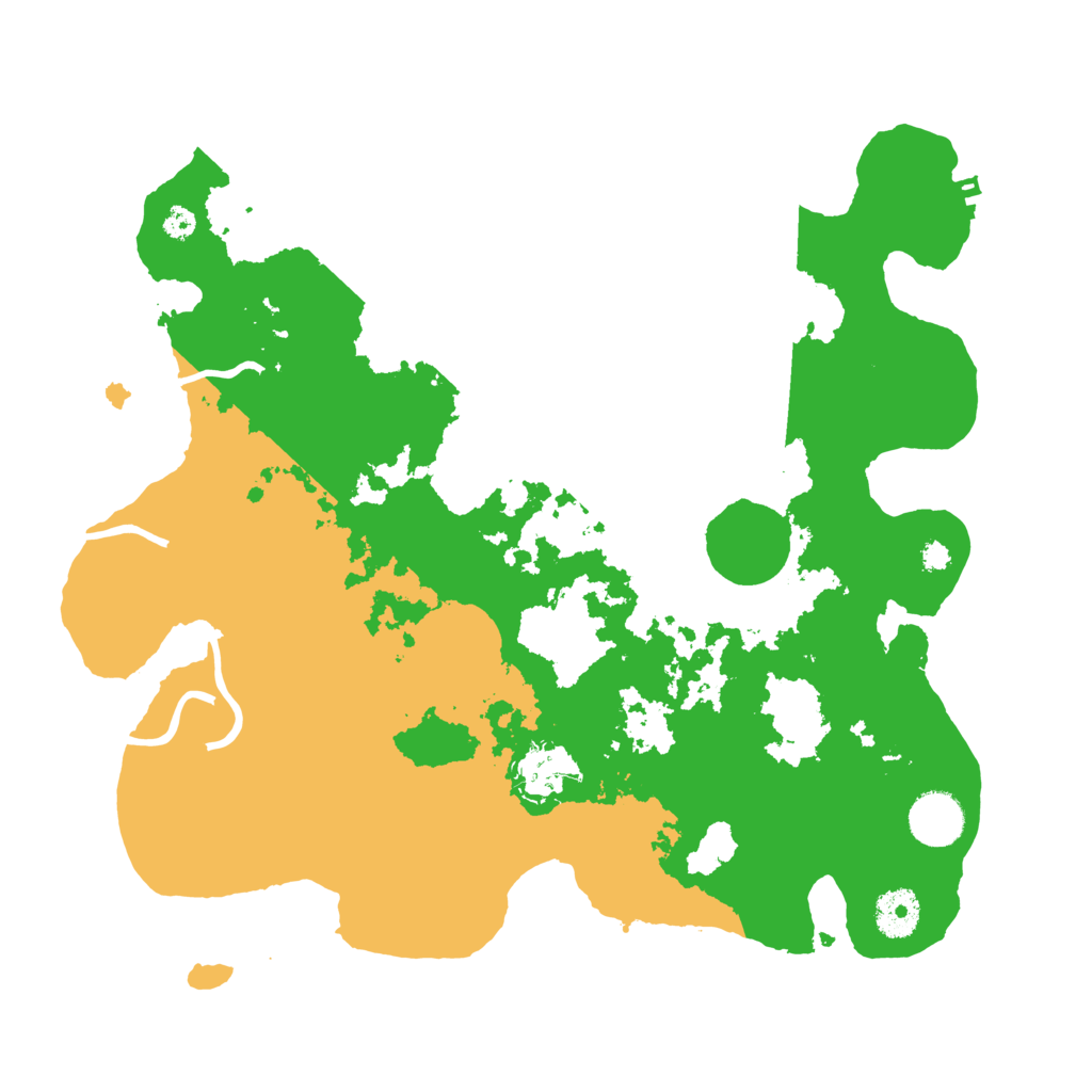 Biome Rust Map: Procedural Map, Size: 3500, Seed: 1542952469