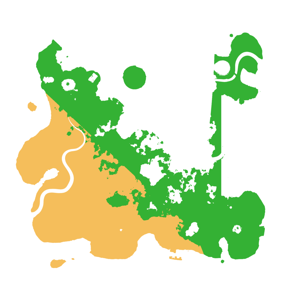 Biome Rust Map: Procedural Map, Size: 3500, Seed: 1542952469