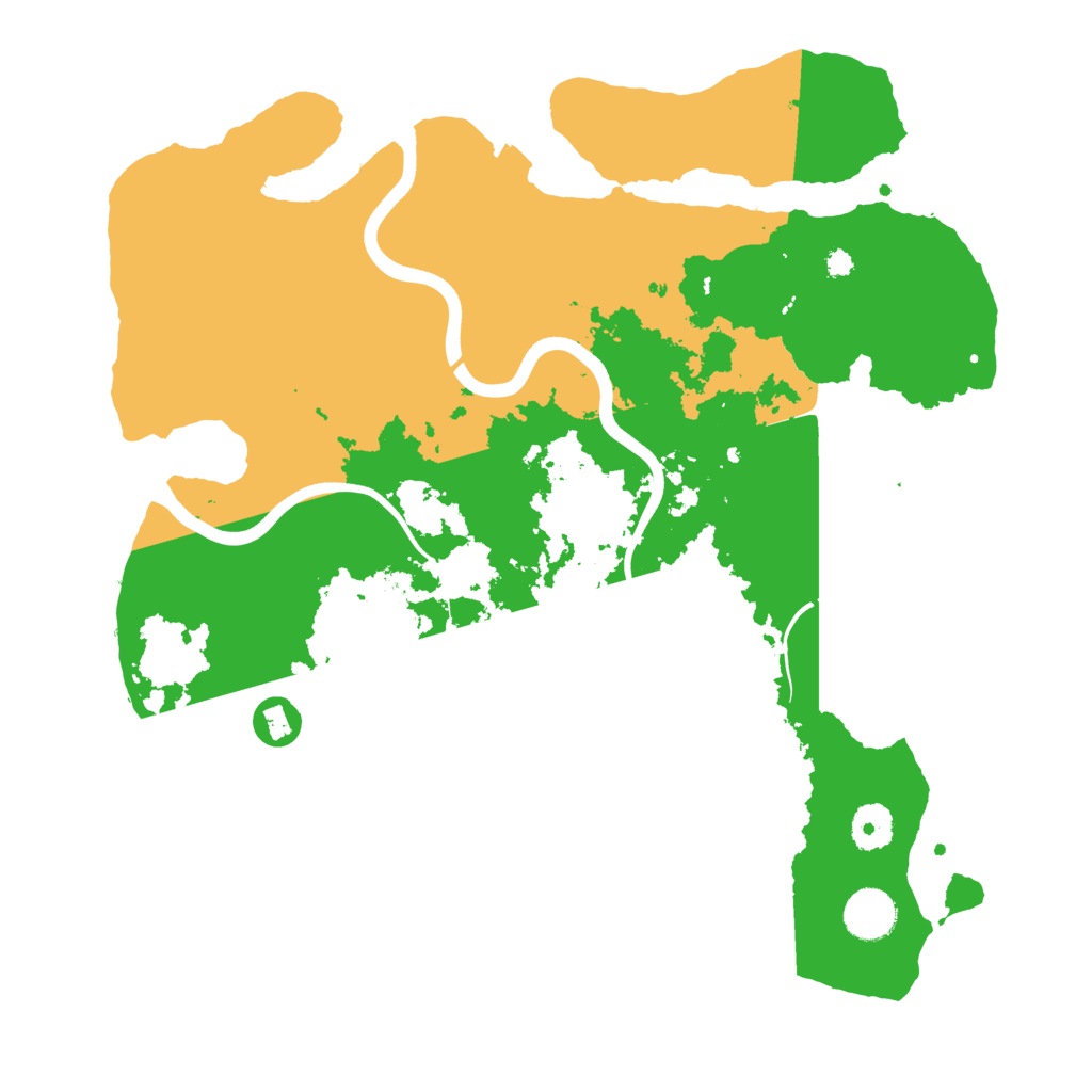 Biome Rust Map: Procedural Map, Size: 3700, Seed: 635384520