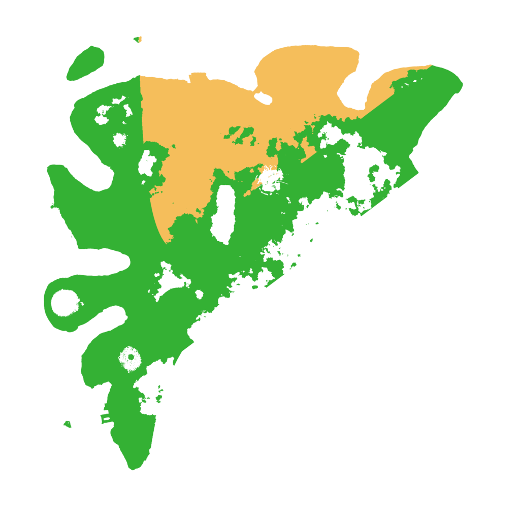 Biome Rust Map: Procedural Map, Size: 3500, Seed: 748716304