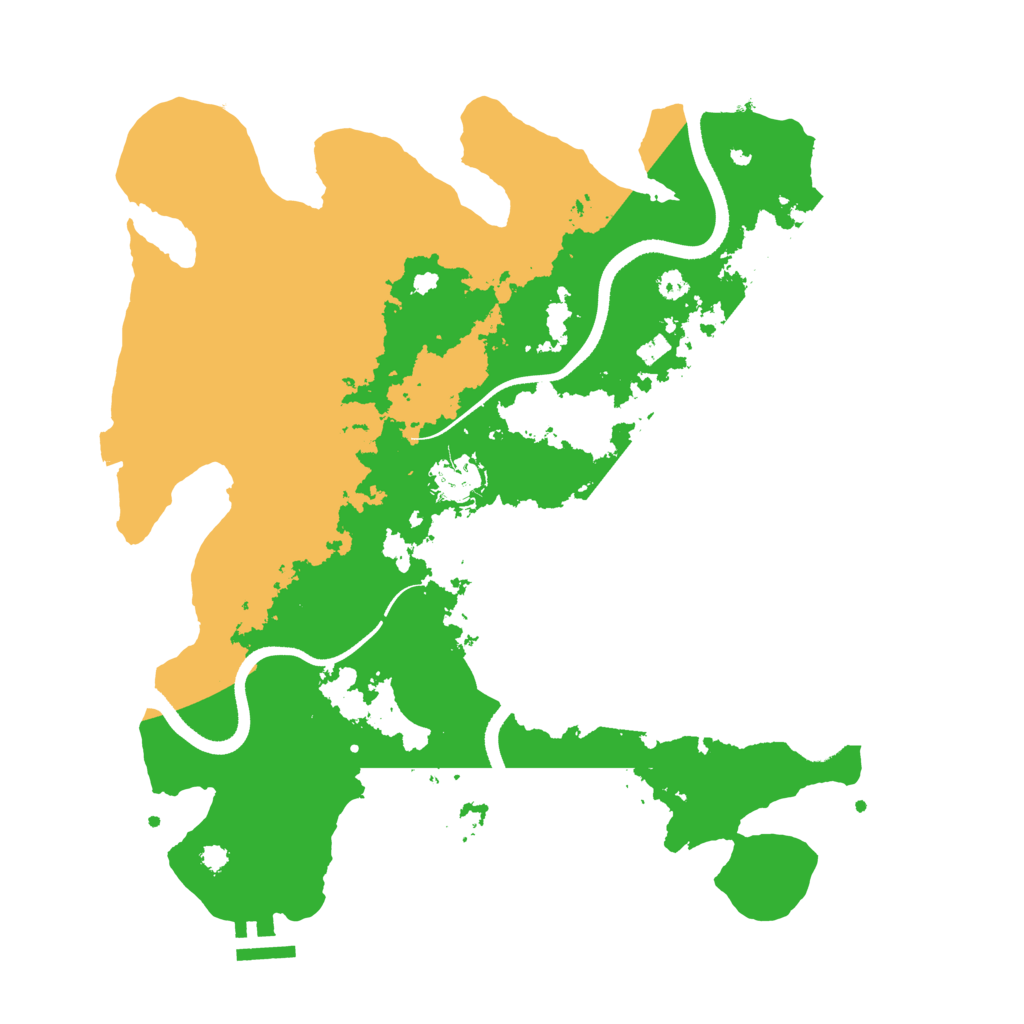 Biome Rust Map: Procedural Map, Size: 3500, Seed: 1180010361