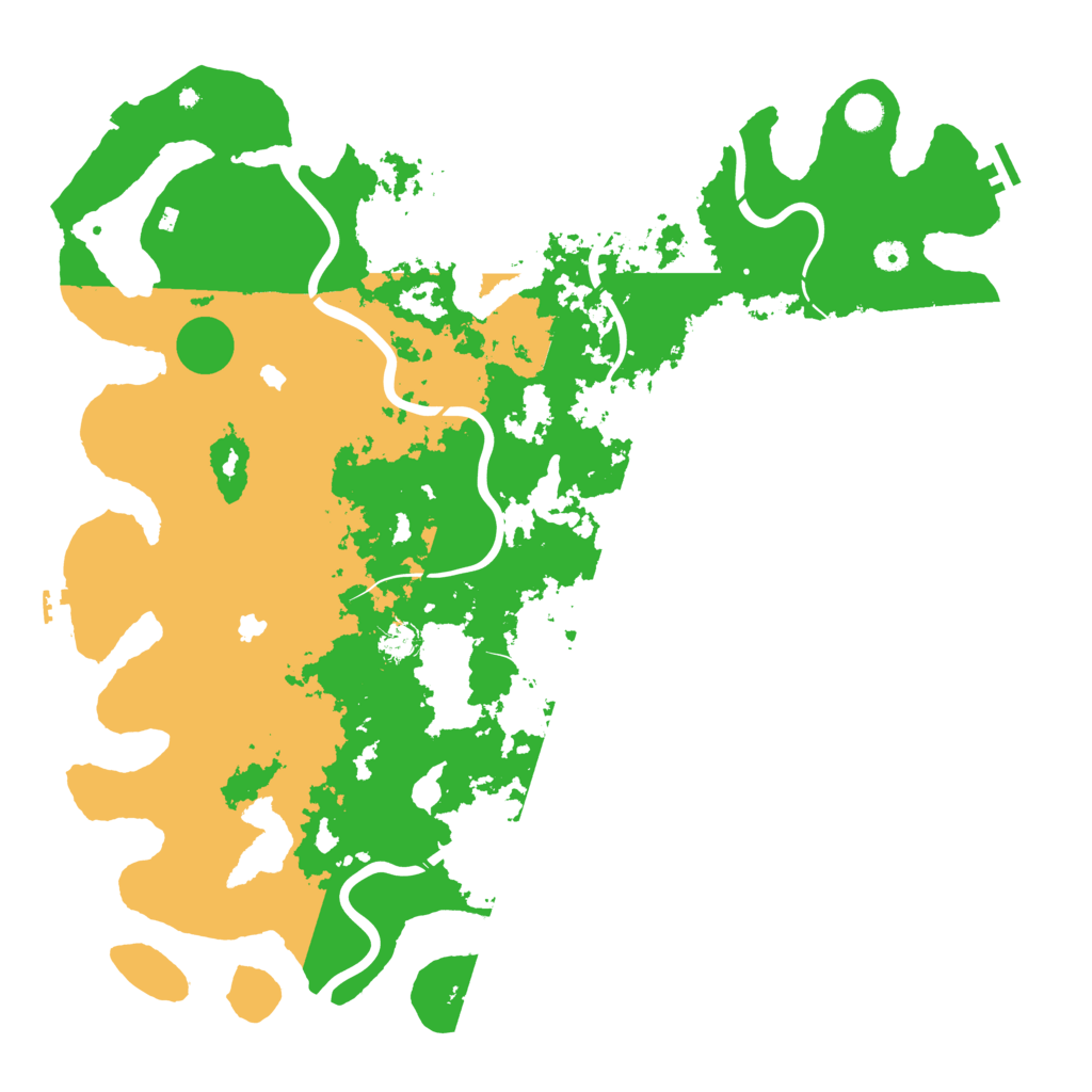 Biome Rust Map: Procedural Map, Size: 5000, Seed: 706654266