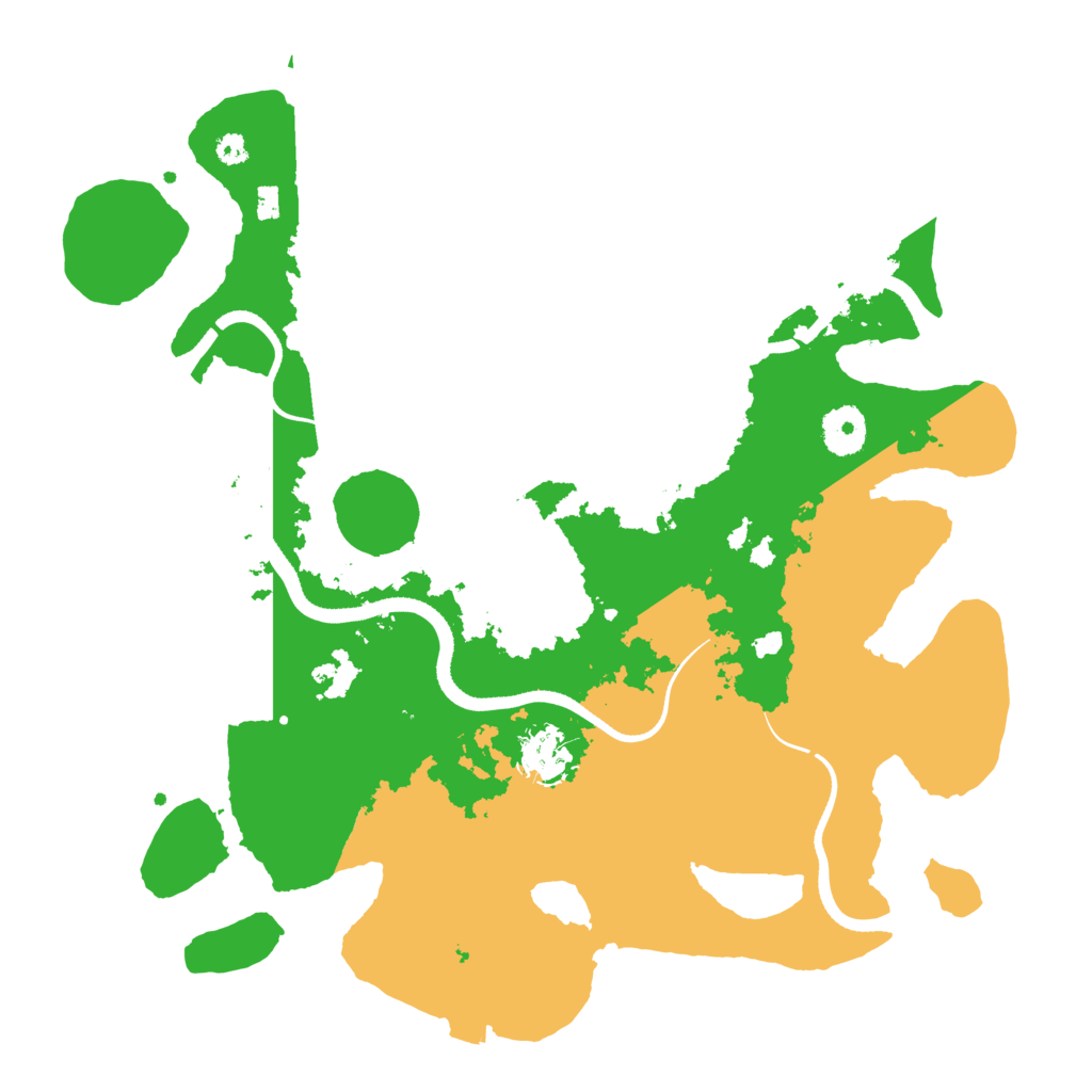 Biome Rust Map: Procedural Map, Size: 3500, Seed: 163813401