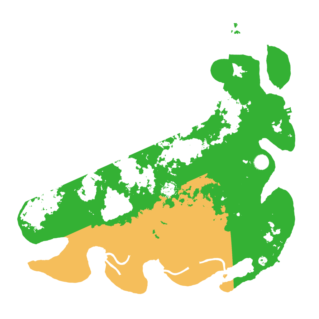 Biome Rust Map: Procedural Map, Size: 3700, Seed: 1382578