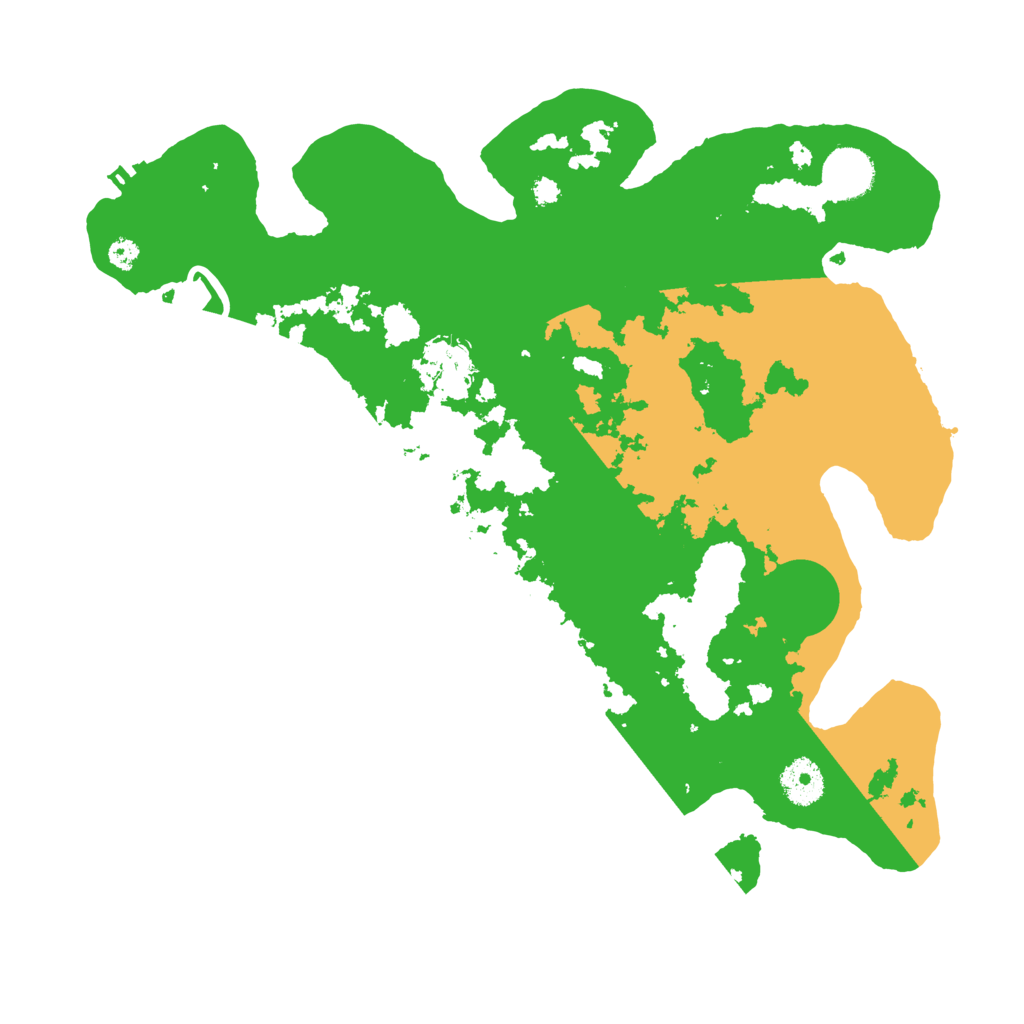 Biome Rust Map: Procedural Map, Size: 3500, Seed: 309946907